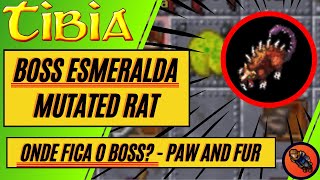 🚨🐭[BOSS ESMERALDA]🐭🚨 TASK MUTATED RAT - PAW AND FUR SOCIETY NO TIBIA #tibia #mmorpg