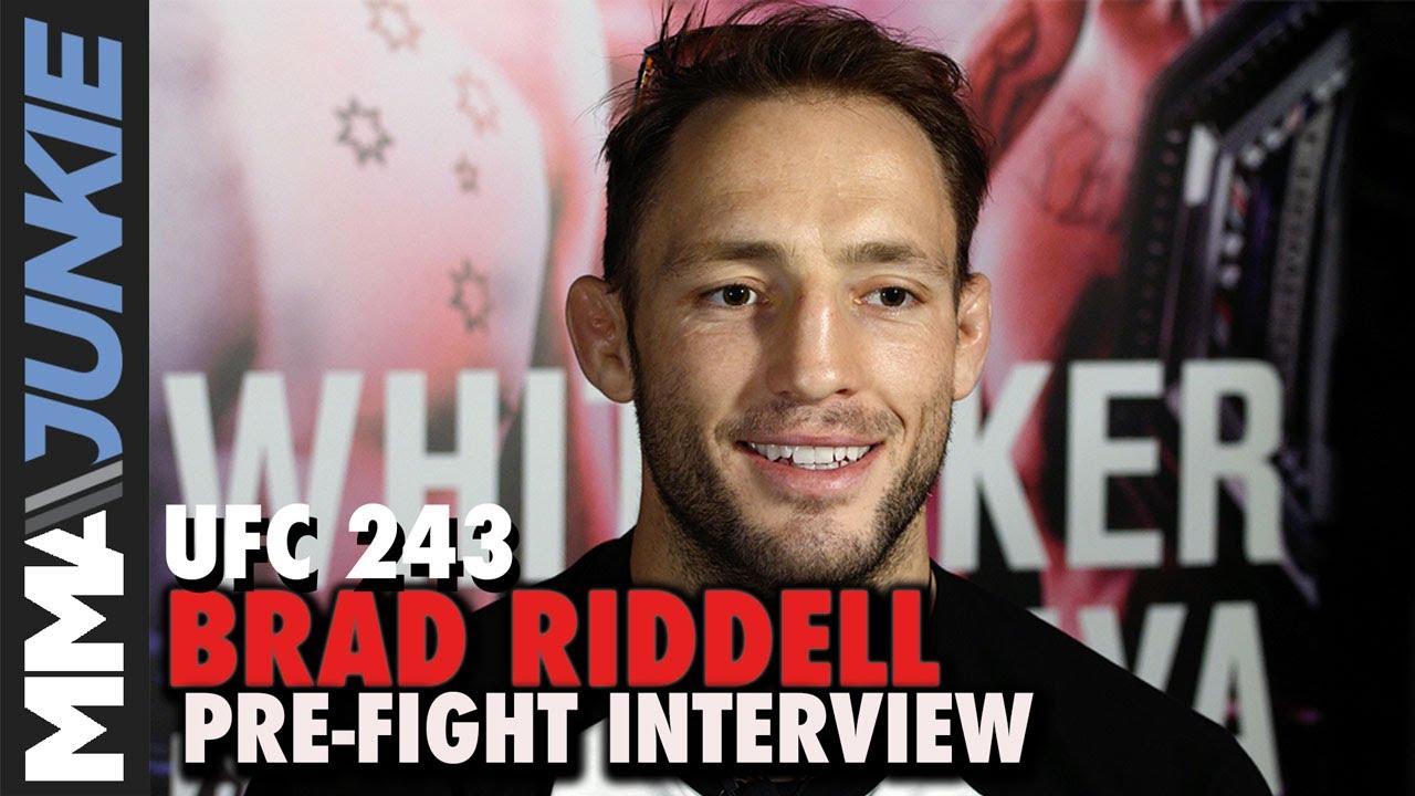 UFC 243: Brad Riddell pre-fight interview - YouTube