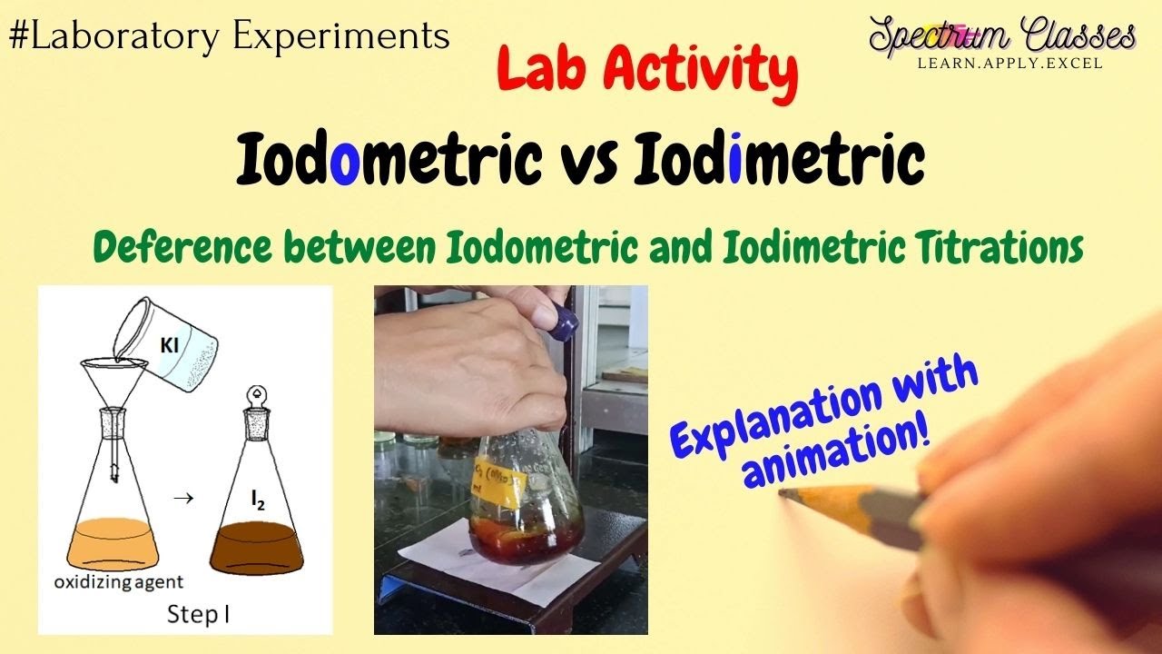 Iodometric Vs Iodimetric Titrations Basics Redox Titration Viva Of Iodometric Vs Iodimetric Titrations Basics Redox Titration Viva Of