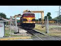 PCRC EMD F40PH #1857 y PCRC EMD SD40-2 #1866 Saliendo de la estacion de carga.