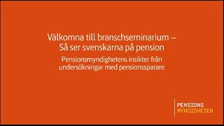 Så ser svenskarna på pension.