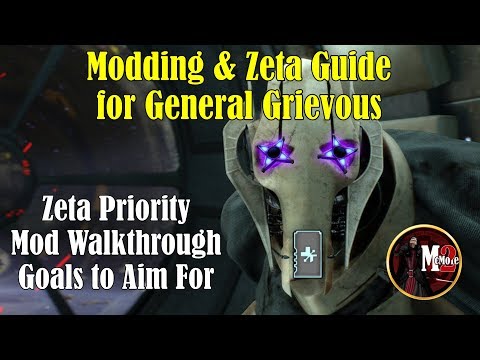 How to Mod and Zeta your Grievous Droid Team