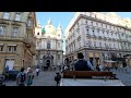 Horse and carriage ride in historic area of vienna