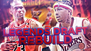 LEGENDS FANTASY DRAFT REBUILD!?! CRAZY TEAM? NBA 2K17 MY LEAGUE screenshot 1