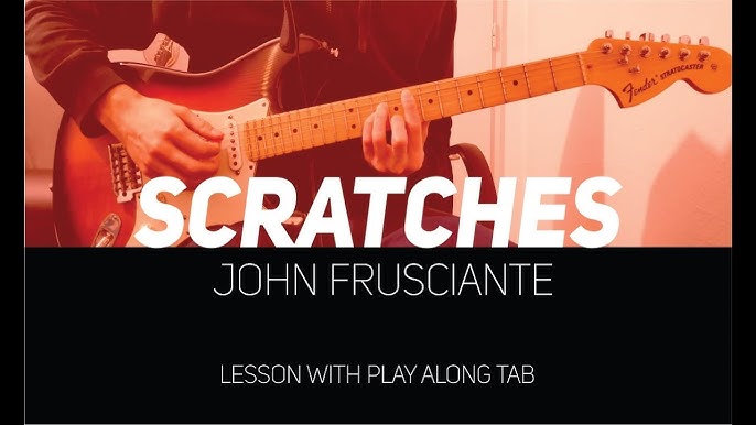 John Frusciante - Murderers (Guitar lesson with TAB) 