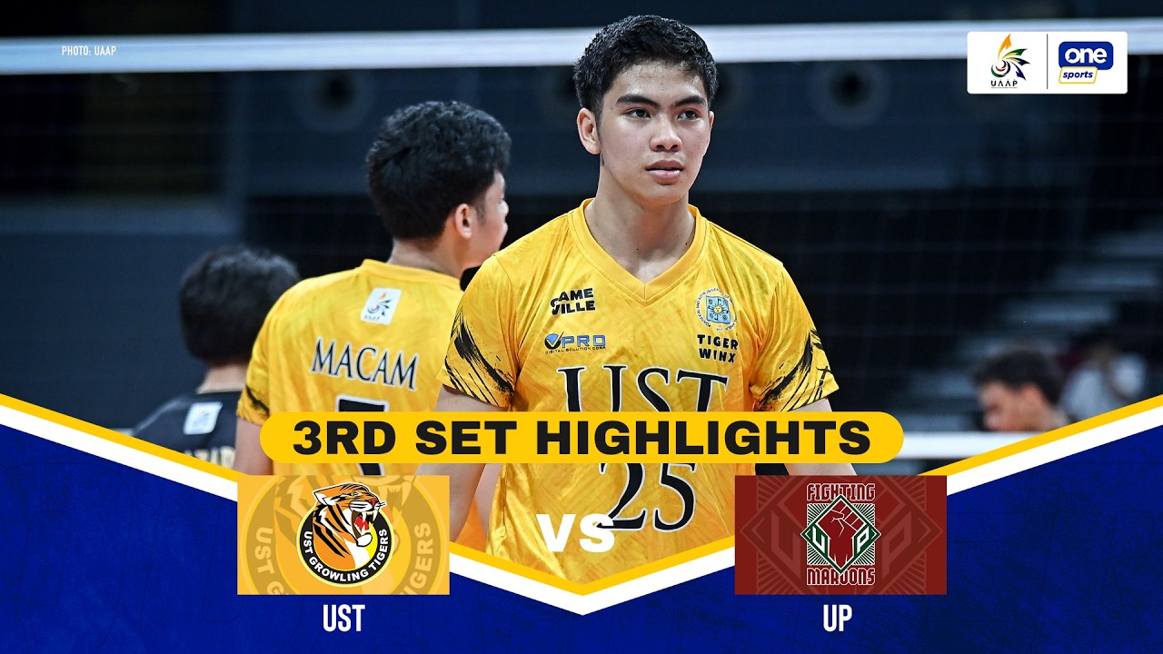 UST vs. UP | SET 3 HIGHLIGHTS | UAAP SEASON 88 MEN’S VOLLEYBALL ROUND 1 ...