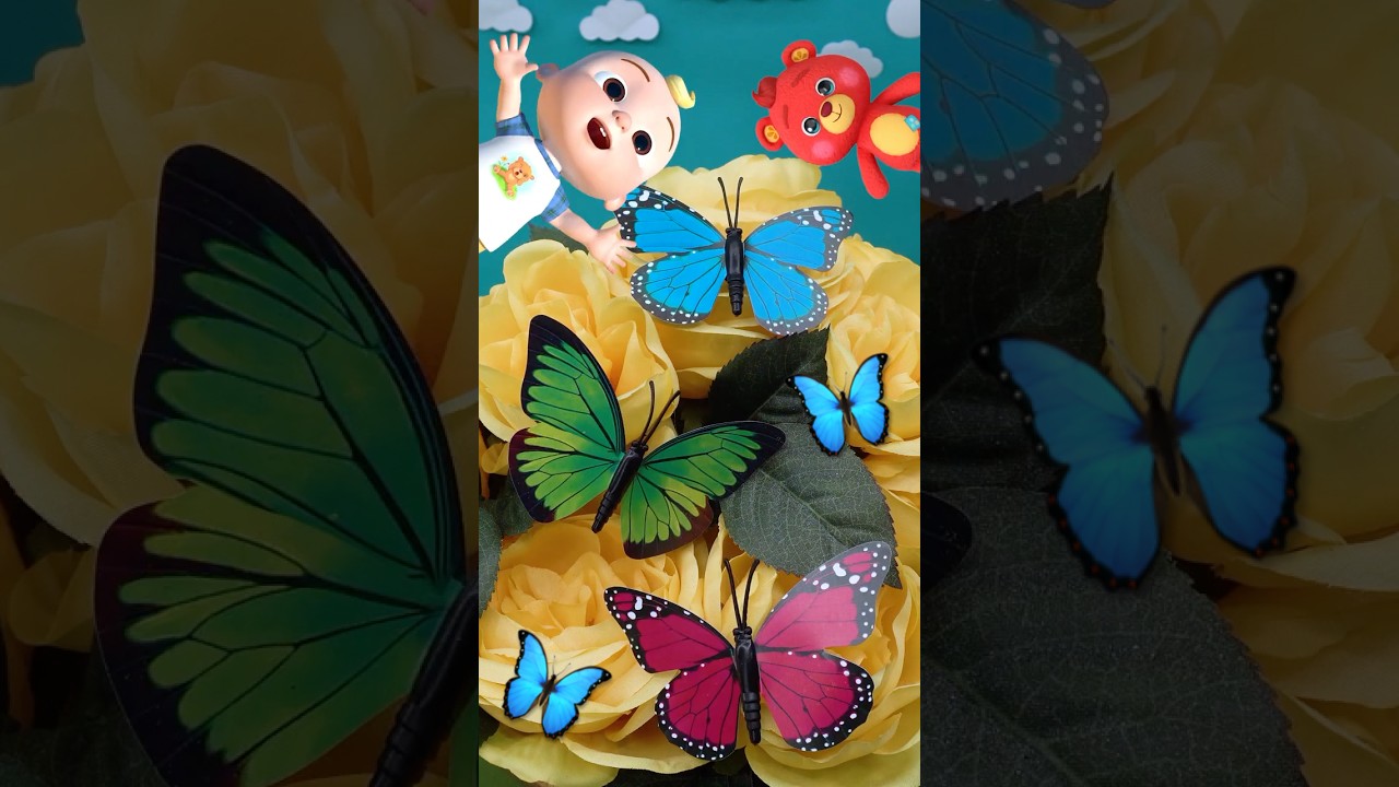 Let's Learn to Count Butterflies with JJ and Boba Bear! 🦋🦋