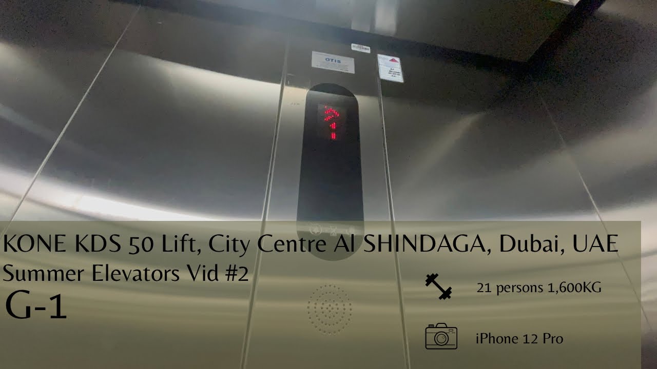 KONE KDS 50 Lift, City Centre Al Shindaga, Dubai, UAE