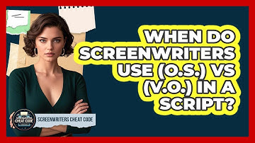 When Do Screenwriters Use (O.S.) Vs (V.O.) In A Script? - Screenwriter