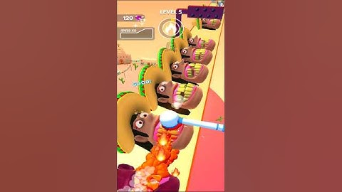 Teeth Runner Lvl. 5 #shorts #games