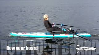 Diana takes the Oar Board® Rowing on Elk Lake - Short 2