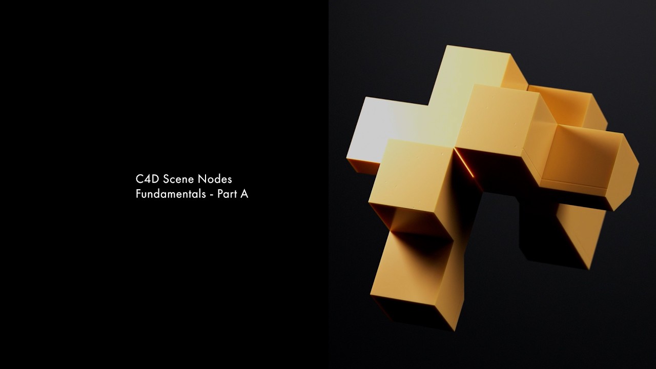 Основы работы с узлами сцены C4D / Часть A