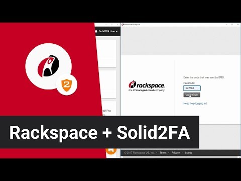 Rackspace + Solid2FA — Secure 2-Step Login for your Rackspace Account