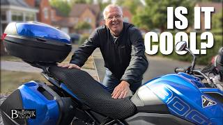 Trying out a Coolcover on my Triumph Tiger Sport 800