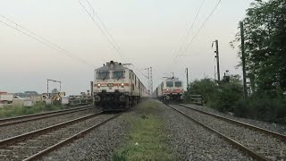 Poorva Express Races With High Speed WAP-5 Hauled NMG