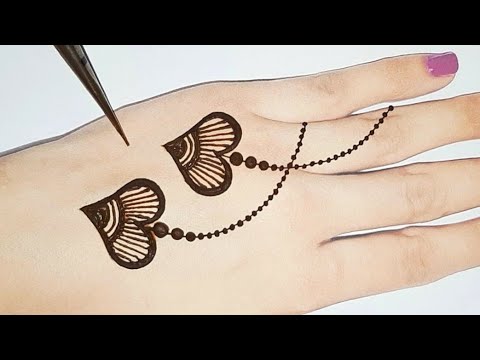 Amazing Jewellery mehndi design Backhand | Simple Easy mehndi designs ...