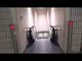 地下鉄丸太町駅のエスカレーター【逆走防止ブザー作動】
