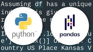 Find maximum value of a column and return the corresponding row values using Pandas Profile