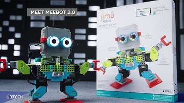 UBTECH Jimu Robot MeeBot 2.0 App-Enabled Building and Coding STEM Robot Kit