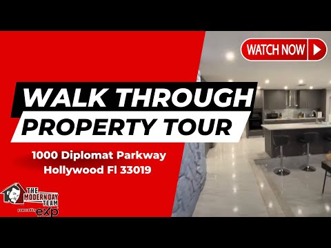 1000 Diplomat Parkway, Hollywood, FL home video tour