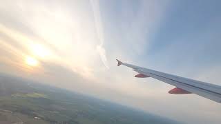 Takeoff from London Stansted Airport | easyJet Airbus A319