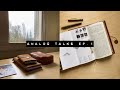 Analog talks ep01  spring in my tns planner consumerism  downsizing my stationery collection