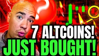 Bought 7 Altcoins! Best Crypto To Buy Now For Long Term!