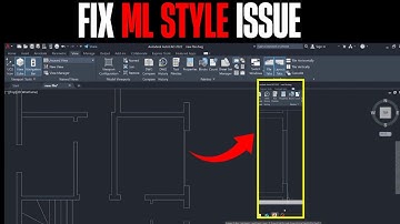How To Fix "ML Style " In Autocad 2022 | ML Command Issue In Autocad | Architecture Lab