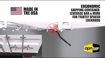 OPNBar Version 5 - Large Mouth Leverage Bar – Tight-Clearance Fit, 5th Wheel Hook, Made in USA