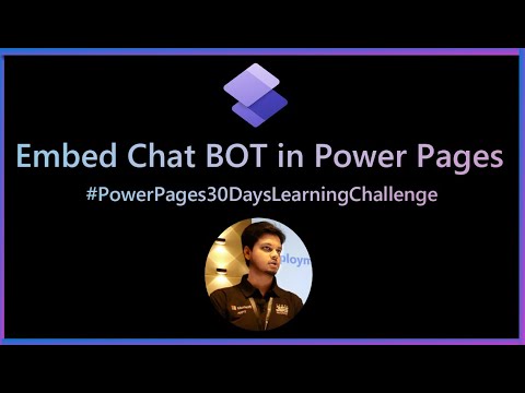 Embed Chat BOT with Power Pages Site | Integrate Power Pages Site with Power Virtual Agent