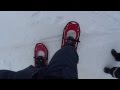 Тест снегоступов (первый опыт) / Test Snowshoe