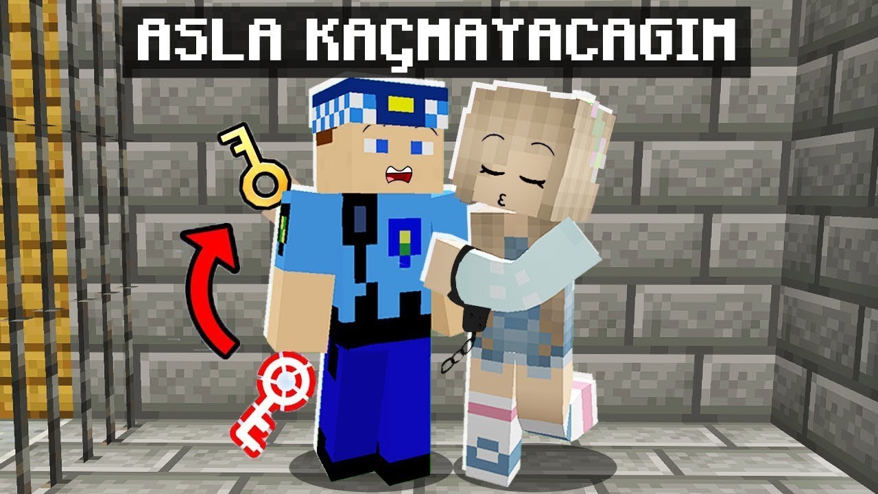ERKEK ARKADAŞIMIN HAPİSHANESİNDE KALDIM - FİLMİ 😨 Minecraft