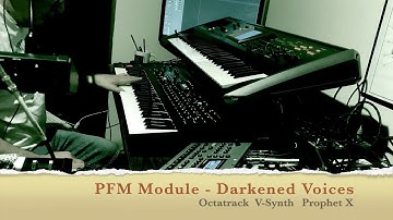 Darkened Voices  -  Trippy Glitchy Atmospheric Hardware Jam - Octatrack V Synth Prophet X