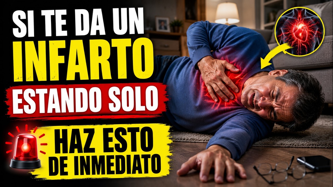 Si Te Da un INFARTO Estando Solo: 3 Acciones que Pueden Salvarte - YouTube