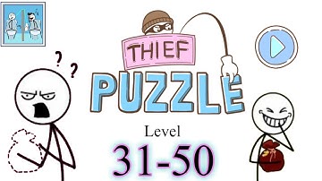 Thief Puzzle - Gameplay Walkthrough Part 2 | All Levels 31-50 (iOS, Android)