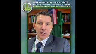 Superintendent's 1 Minute Message: Board Approved A Return to School