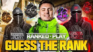 COD PRO GUESSES YOUR RANKS IN MW3!