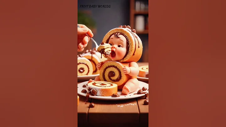 Adorable Baby Eating Cake 🍰 | Funny & Cute Reaction Moments #short #FruitBaby #CuteBaby #FunnyBaby