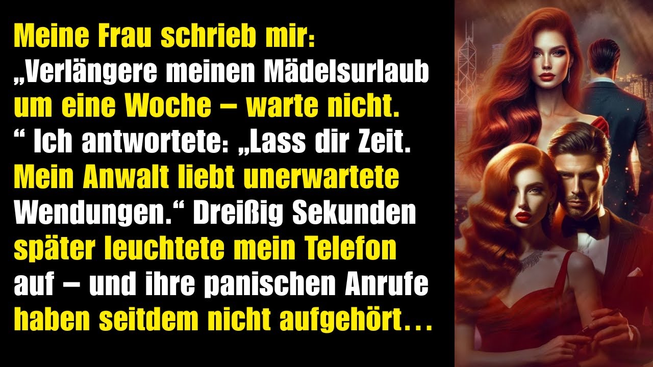 Sie grinste: „Mein Ex kommt zur Party. Benimm dich normal.“ Ich lächelte: „Warte nur