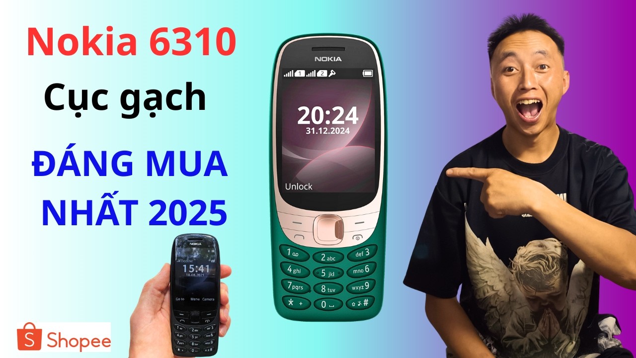 Mở Hộp Nokia 6310 (2025) | Chiếc Cục Gạch 325K Khiến Smartphone Cũng Phải Ghen Tị!