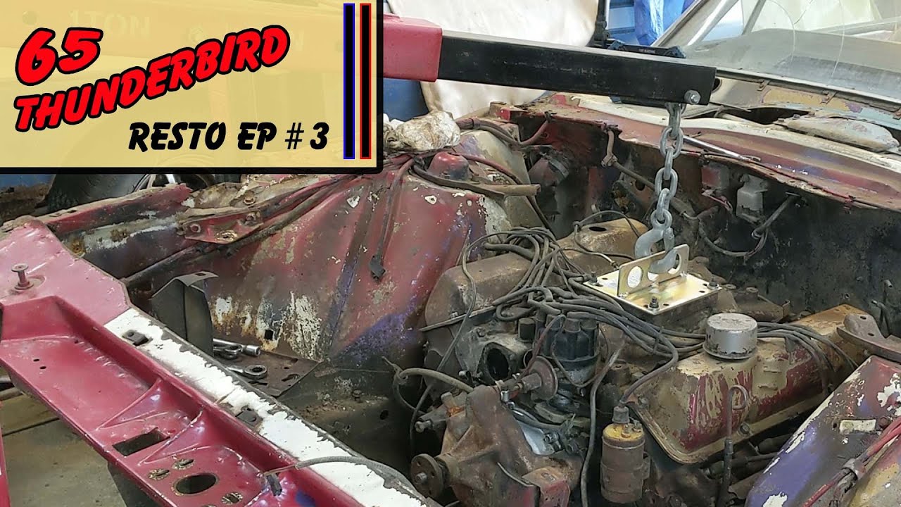 "CRUISE-O-MATIC" Tranny & FE Engine - 65 Thunderbird Convertible Restoration Ep #3