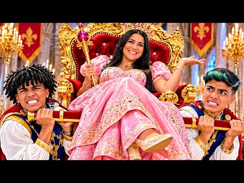 ESTEVÃO AND GABRIEL'S MOM BECAME A PRINCESS FOR 24 HOURS! THEY COULDN'T HANDLE IT!