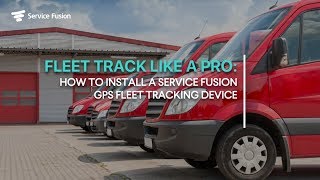 Service Fusion Gps Tracker Installation Wired