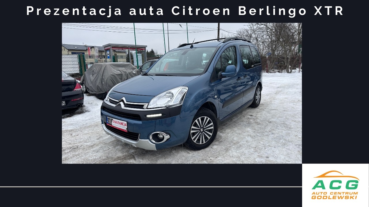 Citroen Berlingo XTR Multispace 2015 1.6 HDI 92 KM | Półautomat | Navi | VIP Gwarancja