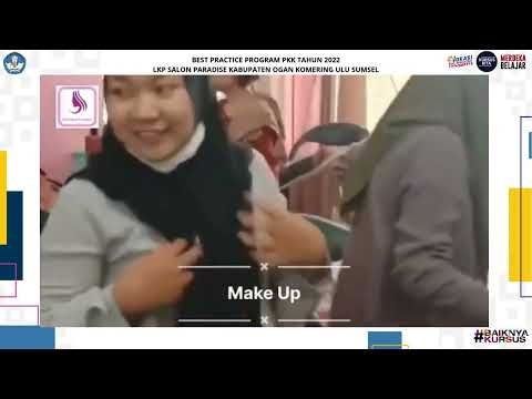 Best practise Penyelenggaraan Program PKK LKP Salon Paradise Tahun 2022