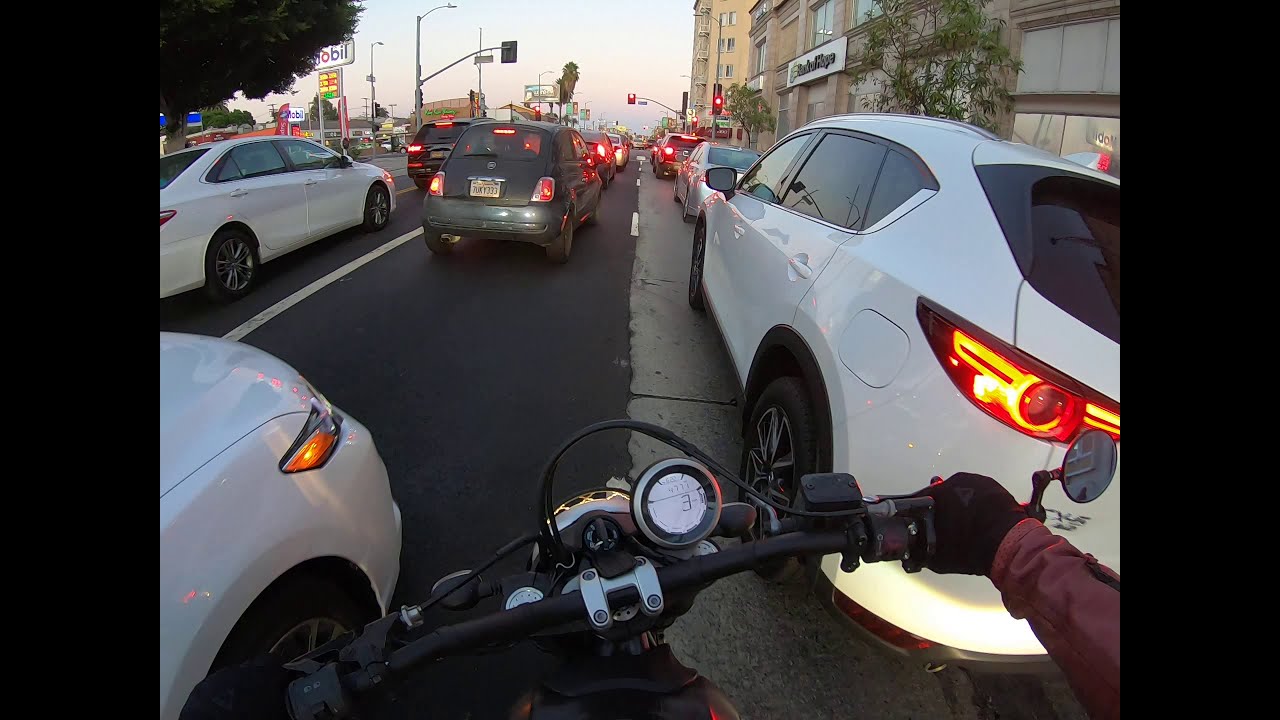 Motorcycle Timelapse in Hollywood, Los Angeles - YouTube