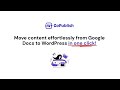 How to Export Google Docs with SEO Meta Title & Description using GoPublish