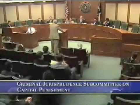 Sam Millsap's testimony on capital punishment - 2 of 2