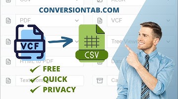 Online VCF to CSV conversion | How to convert VCF to CSV online ? | Easy way to convert