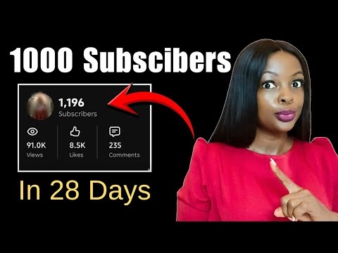 How I Got 1 000 Subscribers In 28 Days Do This In 2025 To Grow FAST